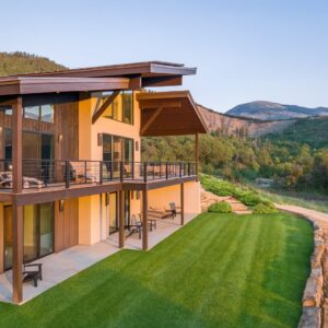 Golden Hour Serenity In Mountain Retreat